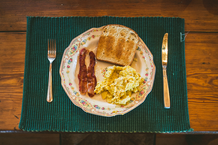 wedding day breakfast