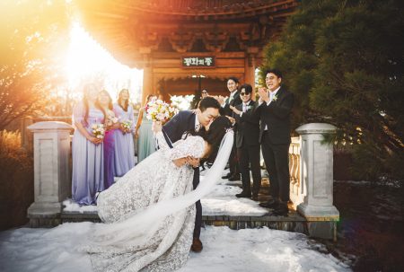 Changrok and Karina <br>Meadowlark Botanical Gardens Wedding