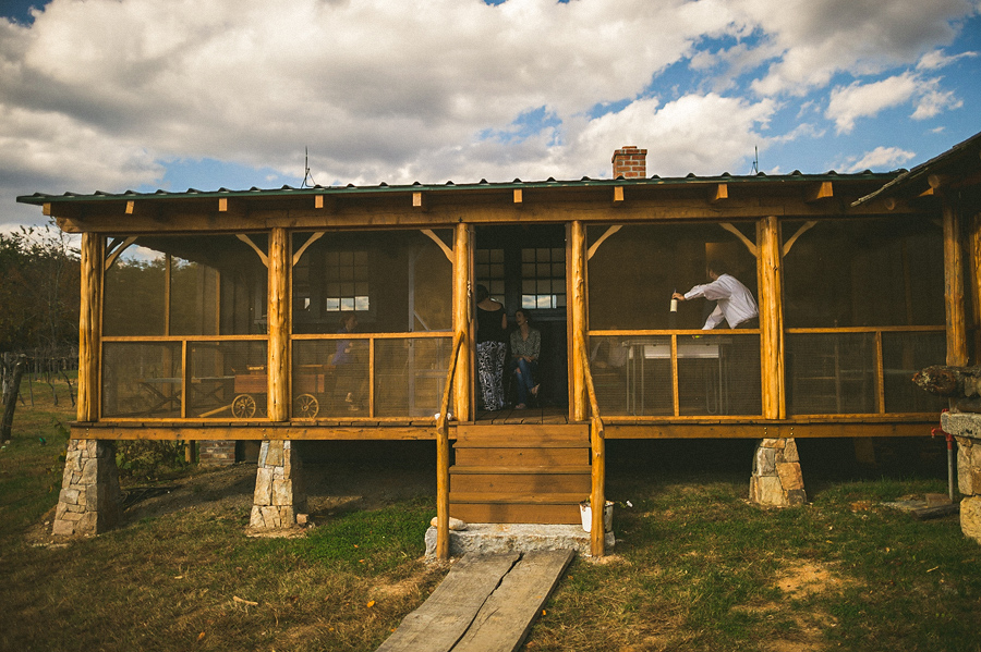 bride getting ready room