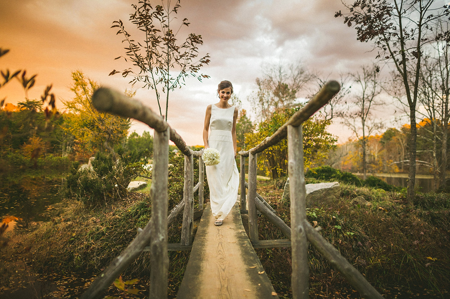 bride walking