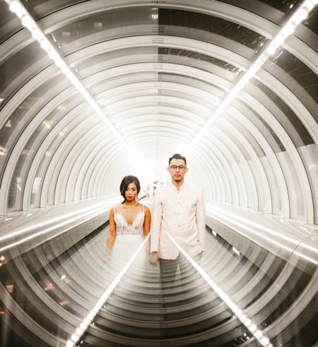 Wedding Portraits at Night: Canon EOS R & 24mm f/1.4